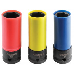 1/2in Drive Deep Impact Socket Set, 3 Piece