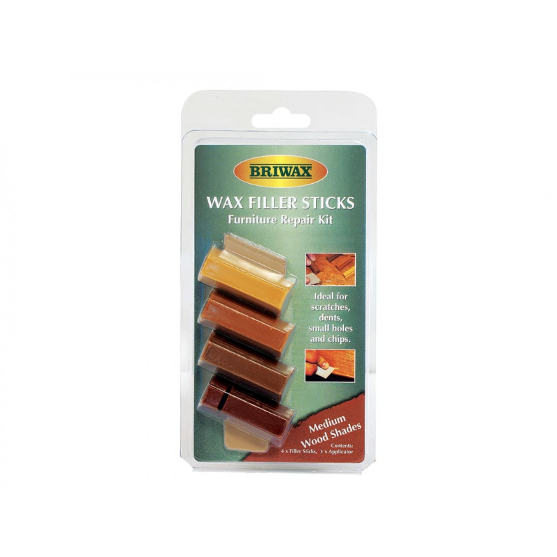 Wax Filler Sticks Medium Wood Shades (Pack 4) Wax Filler Sticks Medium Wood Shades (Pack 4)