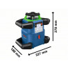 GRL 650 CHVG Professional Rotation Laser Set, 3 Piece