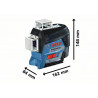 GLL 3-80 C Professional 360° Line Laser + BM 1 Professional Universal Mount