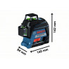GLL 3-80 CG Professional 360° Line Laser + BM 1 Professional Universal Mount