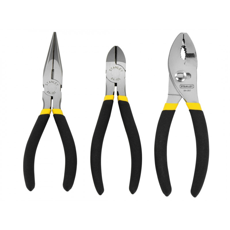 Stanley 0-84-114 Forged Steel Plier Set (3 Piece) Stanley 0-84-114 Forged Steel Plier Set (3 Piece)