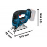 GST 18V-LI B Professional Jigsaw 18V 2 x 4.0Ah Li-ion