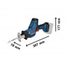 GSA 18V-LI C Professional Reciprocating Saw 18V Bare Unit