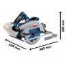 GKS 18V-68 GC Pro BITURBO Circular Saw 18V 2 x 8.0Ah ProCORE18V Li-ion
