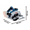 GKS 18V-57-2 Professional Circular Saw 18V Bare Unit