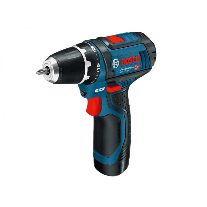 GSR 12V-15 Professional Drill Driver 12V 2 x 2.0Ah Li-ion GSR 12V-15 Professional Drill Driver 12V 2 x 2.0Ah Li-ion