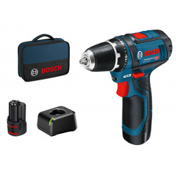 GSR 12V-15 Professional Drill Driver 12V 2 x 2.0Ah Li-ion