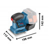 GSS 18V-10 Professional Orbital Sander + L-BOXX 18V Bare Unit