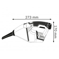 GAS 12V Professional Handheld Vacuum 12V Bare Unit