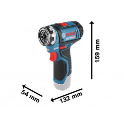 GSR 12V-15 FC Pro FlexiClick Drill Driver + Attachment 12V Bare Unit