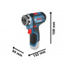 GSR 12V-15 FC Pro FlexiClick Drill Driver 12V 2 x 2.0Ah Li-ion