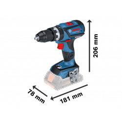 GSB 18V-60C Professional Combi Drill 18V 2 x 4.0Ah ProCORE18V Li-ion