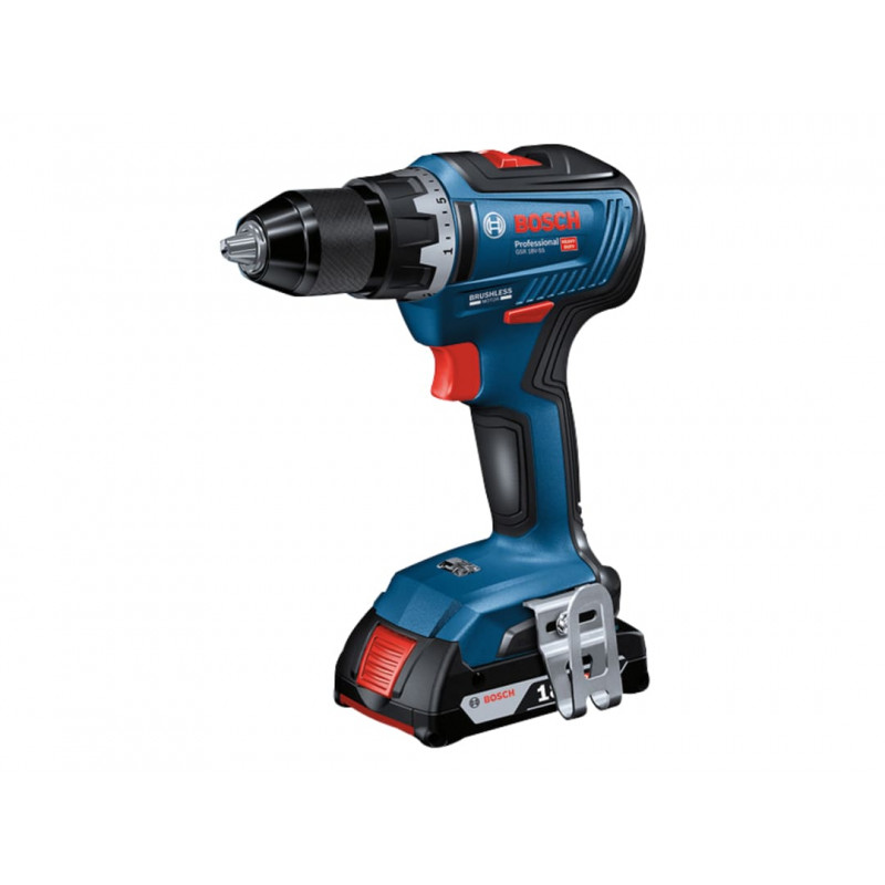 GSR 18V-55 Professional Drill Driver 18V 2 x 2.0Ah Li-ion GSR 18V-55 Professional Drill Driver 18V 2 x 2.0Ah Li-ion