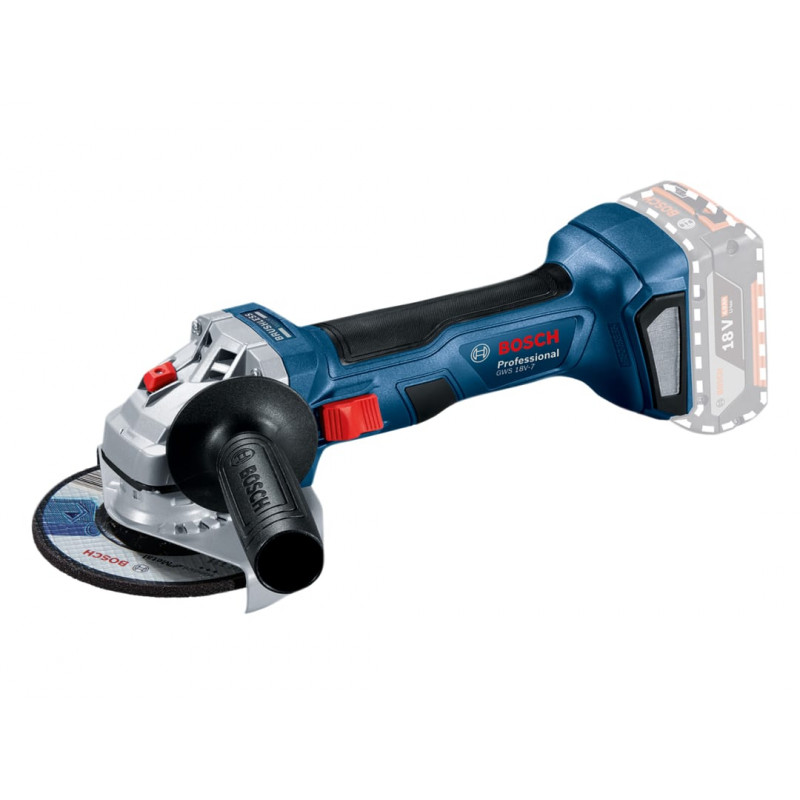 GWS 18V-7 Professional Angle Grinder 125mm 18V Bare Unit GWS 18V-7 Professional Angle Grinder 125mm 18V Bare Unit