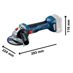 GWS 18V-7 Professional Angle Grinder 115mm 18V 2 x 4.0Ah Li-ion