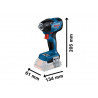 GDS 18V-210 C Professional 1/2in Impact Wrench 18V Bare Unit
