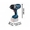 GDS 18V-1000 Pro BITURBO 1/2in Impact Wrench 18V 2 x 5.5Ah ProCORE18V Li-ion