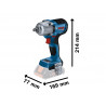 GDS 18V-450 HC Professional 1/2in Impact Wrench 18V Bare Unit