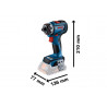GSR 18V-90 FC Pro FlexiClick Drill Driver + 3 Attachments in Case 18V Bare Unit