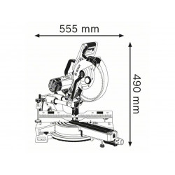 GCM 350-254 Professional Mitre Saw 1450W 110V