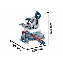 GCM 18V-254 D Professional BITURBO Mitre Saw 18V Bare Unit