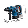 GBH 18V-34 CF Pro BITURBO SDS-Plus Rotary Hammer 18V 2 x 8.0Ah ProCORE18V Li-ion