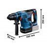 GBH 18V-34 CF Pro BITURBO SDS-Plus Rotary Hammer 18V 2 x 5.5Ah ProCORE18V Li-ion