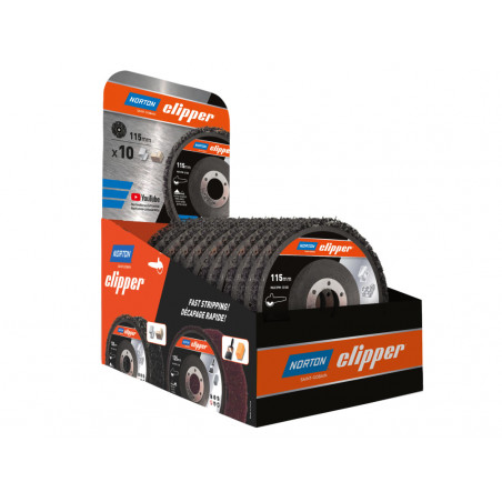 115mm Rapid Strip Metal Disc Counter Display of 10