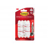 White Mini Hooks (Pack 6)