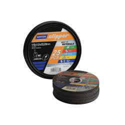 Clipper® Multi-Material Cutting Discs 115 x 22.23mm (Tub of 25)