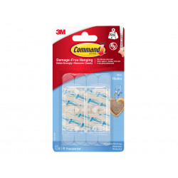 Clear Mini Hooks (Pack 6)