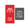 White Decorating Clips (Pack 20)