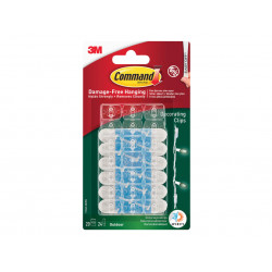 Clear Outdoor Decorating Clips (Pack 20)