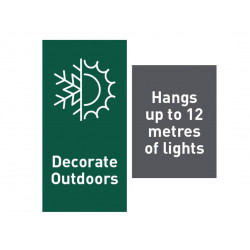 Clear Outdoor Decorating Clips (Pack 20)
