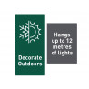Clear Outdoor Decorating Clips (Pack 20)