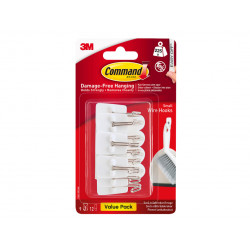 White Wire Hooks Value Pack (Pack 9)
