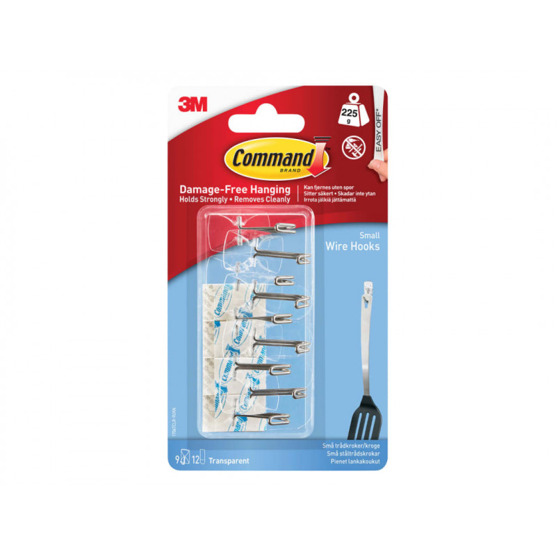 Clear Wire Hooks Value Pack (Pack 9) Clear Wire Hooks Value Pack (Pack 9)