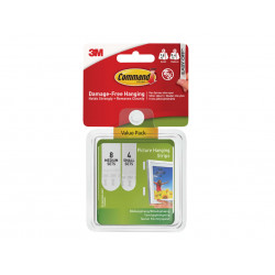 Picture Hanging Strips Set, Small & Medium (Pack 12)