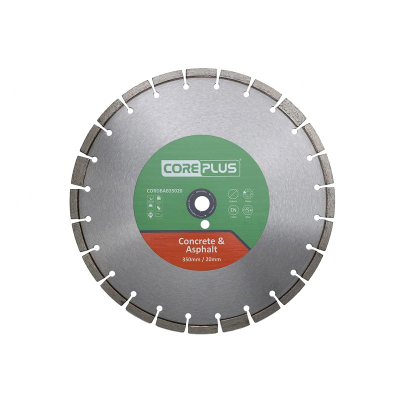 Concrete & Asphalt Diamond Blade 350 x 20mm Concrete & Asphalt Diamond Blade 350 x 20mm