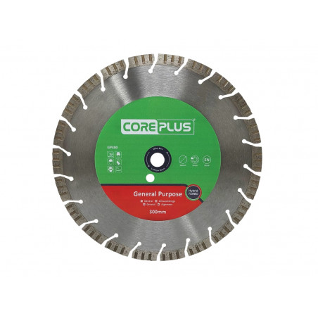 GP300 General-Purpose Hybrid Turbo Diamond Blade 300mm