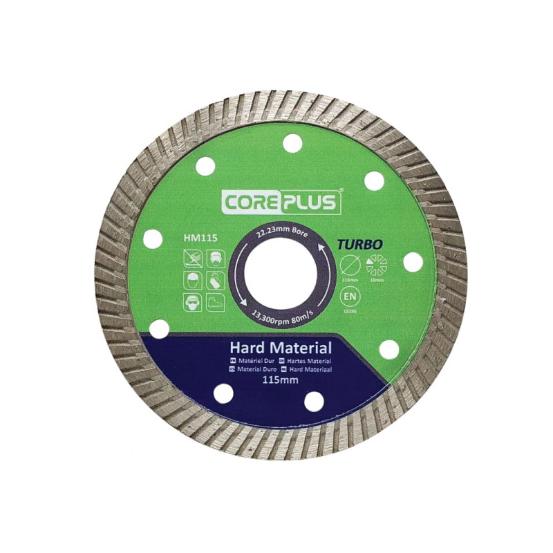 HM115 Hard Material Turbo Diamond Blade 115mm HM115 Hard Material Turbo Diamond Blade 115mm