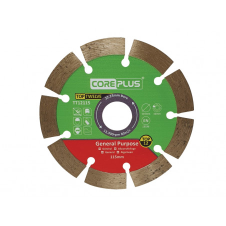 Top Twelve General Purpose Diamond Blade 115mm