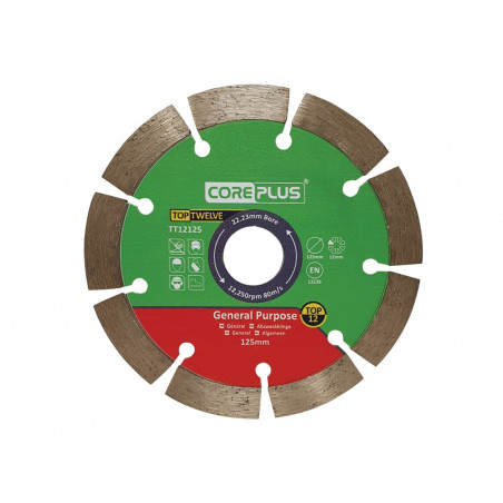 Top Twelve General Purpose Diamond Blade 125mm