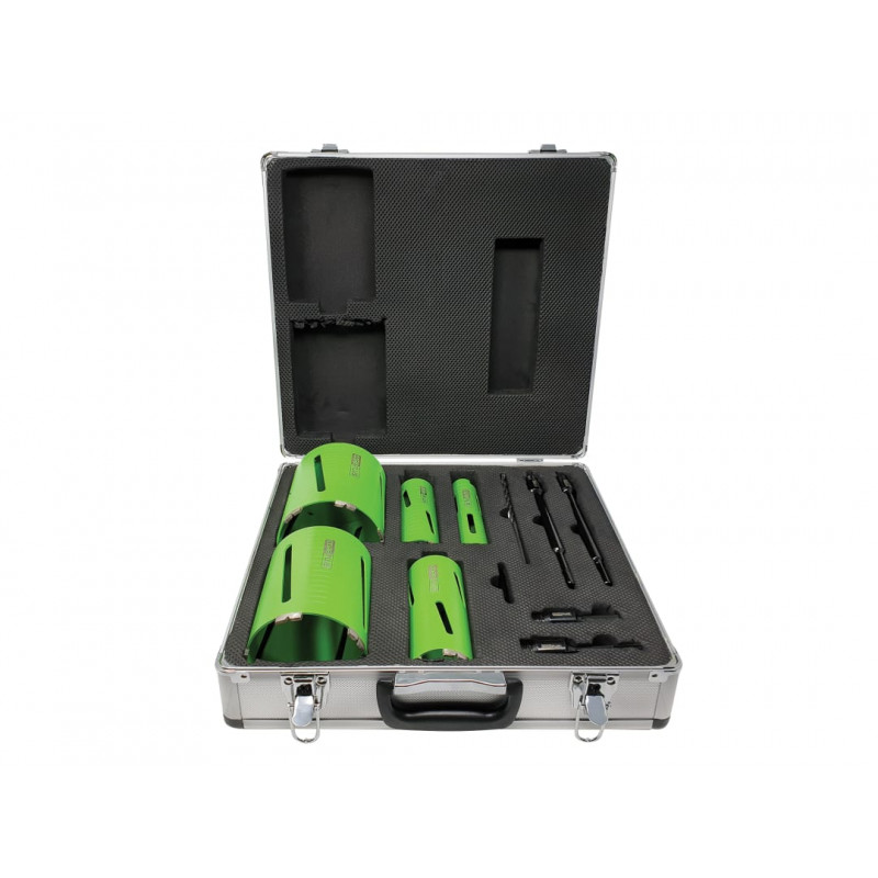 DCDKIT11 Diamond Dry Core Drill Bit Set, 11 Piece DCDKIT11 Diamond Dry Core Drill Bit Set, 11 Piece