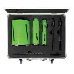 DCDKIT7 Diamond Dry Core Drill Bit Set, 7 Piece