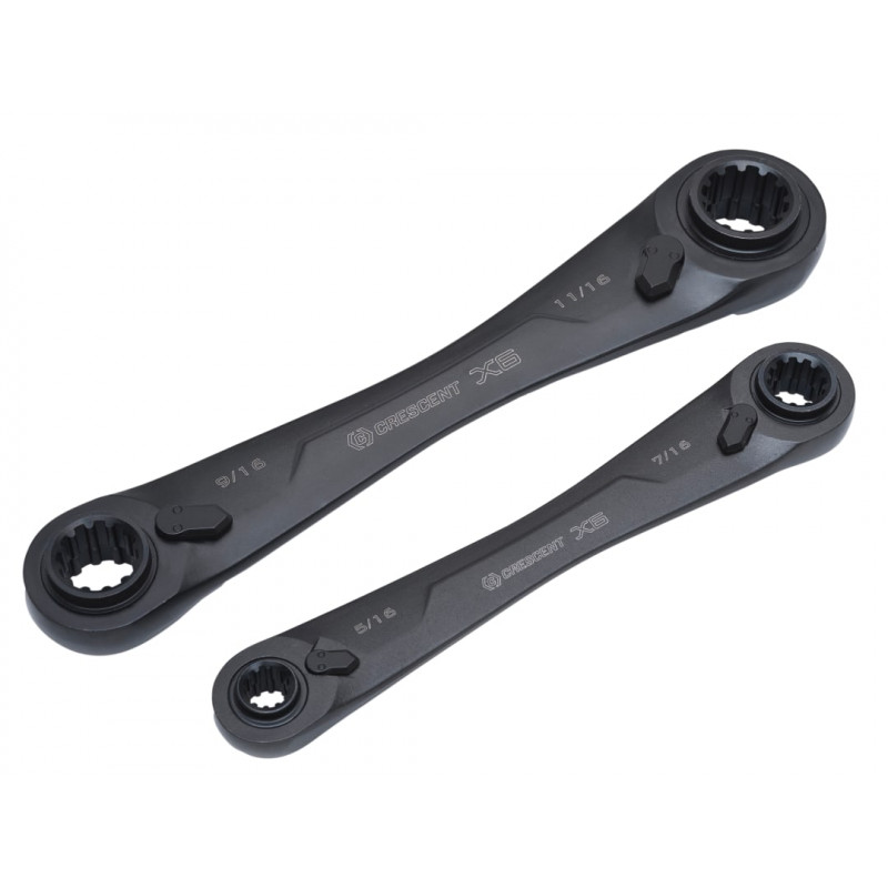 X6™ Ratcheting Spanner Set, 2 Piece