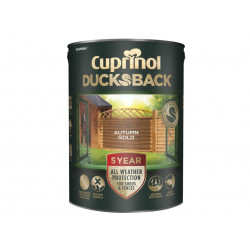 Ducksback 5 Year Waterproof for Sheds & Fences Autumn Gold 5 litre