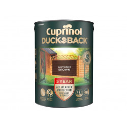 Ducksback 5 Year Waterproof for Sheds & Fences Autumn Brown 5 litre