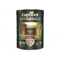 Ducksback 5 Year Waterproof for Sheds & Fences Forest Oak 5 litre